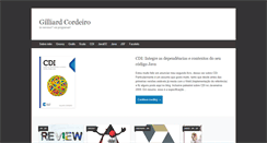 Desktop Screenshot of blog.gilliard.eti.br